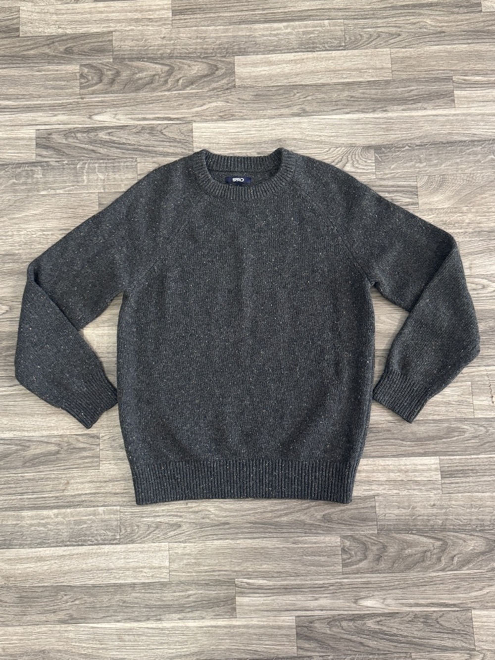 Spao wool blend speckled crewneck sweater women’s sz L